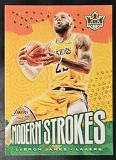 LeBron James 2019-20 Panini Court Kings MODERN STROKES Insert Card (no.9)