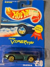 Hot wheels dodge viper rt 1992 collector #210 series #13585