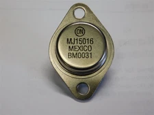 ON Semiconductor Previously Motorola MJ15016 15A 120VDC Silicon Power Transistor