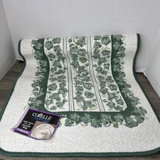 Corelle Coordinates Callaway Kitchen Accent Rug Green Ivy VTG 18" x 36"  - NWT
