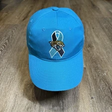 Jacksonville Jaguars Hat Teal Adj Strap Wolfson Hospital Jax Duval NFL Dad Cap