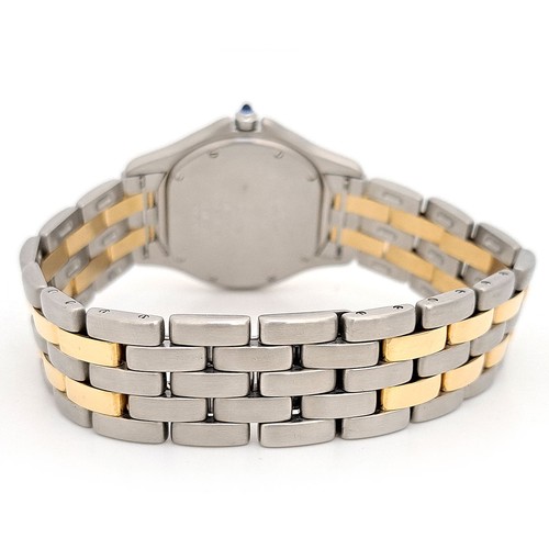 CARTIER W35006B6 PANTHERE Cougar LM2ROW Cuarzo Acero Inoxidable Oro Amarillo - Imagen 3 de 7
