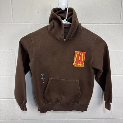 Cactus Jack by Travis Scott x McDonalds Cactus Pack Sticker Hoodie Brown Large