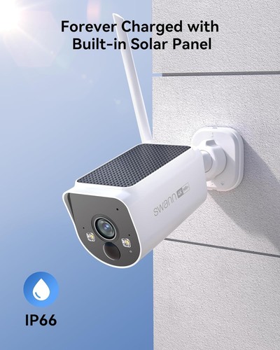 Swann MaxRanger 4K Wireless NVR Security System 2-Cam, Cameras with Solar - Imagen 4 de 8