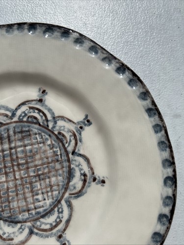 Arte Italica Cestino Salad Or Dessert Plate Italy Discontinued Collection Rare - Picture 7 of 9