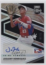 2020 Panini Elite Extra Edition 41/63 Jodainy Henriquez #189 Auto 11s9