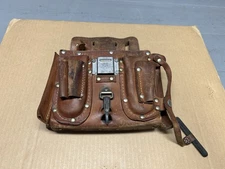 KLEIN Tools 5167 11 Pocket Leather Electrician's Tool Belt Vintage