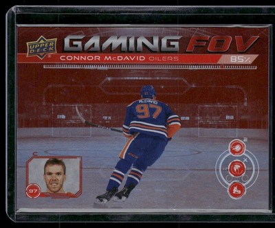 Connor McDavid 2024-25 Upper Deck #GFOV-20 Gaming FOV Edmonton Oilers