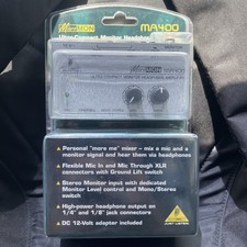 Behringer MA400 MICROMON Miniature Monitor Headphone Amplifier, Microphone Input