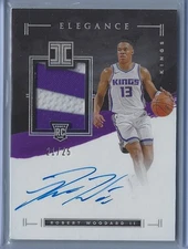 Robert Woodard II - 2020-21 Impeccable - #104 - Elegance - Patch Auto RC #'d /25
