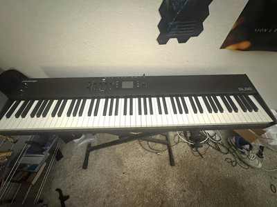 Studiologic SL88 MK2 88-Key Weighted Digital Piano Keyboard Black