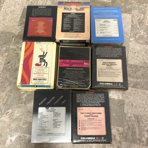 Sealed! 8 Track Lot Ray Conniff, Living Proof, Soundtracks, Injoy Blank Tape NOS - Picture 3 of 24