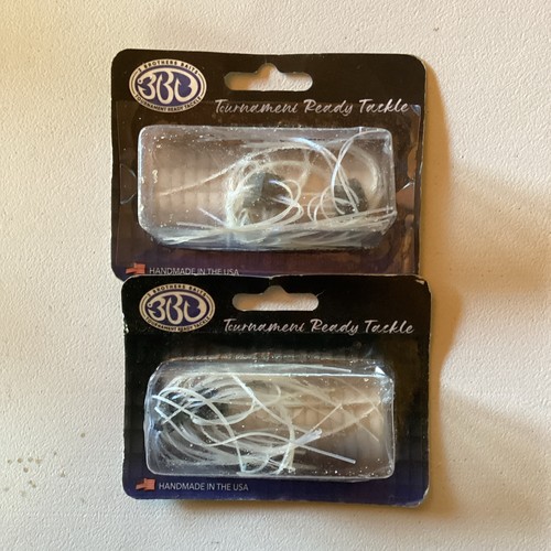 3 Brothers Baits 3BB Dice Albino Rig Tournament Ready 2 Pack TBBLDALBINO