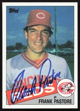 Frank Pastore Signed 1985 Topps Card #727 Cincinnati Reds