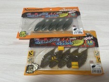 Opened item, GEECRACH BELLOWS GILL 2.8 inches, 2 colors, remaining 10 pieces in