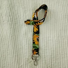 Vera Bradley Sunflowers Wide Lanyard New With Tags 28456-13063 Floral Cotton