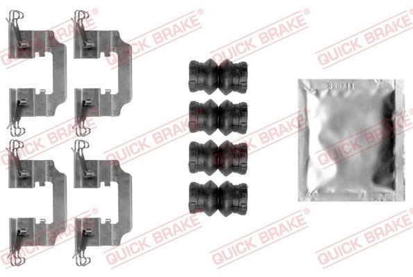 Quick Brake ZubehöRsatz, Scheibenbremsbelag 109-0008 FüR Dacia Renault-image