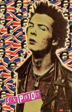 Vintage Sex Pistols poster 8045 Bravado Merchandising Original25" x 35.5" 2005