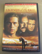 Sony 2000 Brad Pitt Anthony Hopkins LEGENDS OF THE FALL Special Edition DVD NM