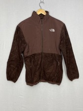 The North Face Denali Fleece Full Zip Jacket Girls Brown Zipper Pockets XL