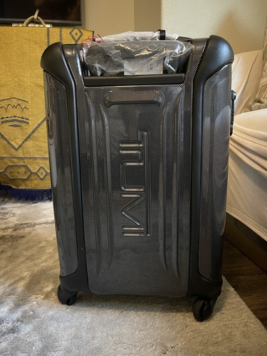 TUMI VAPOR 22" INTERNATIONAL CARRY-ON HARDCASE SPINNER LUGGAGE BLACK NEW W/TAGS - Picture 3 of 6
