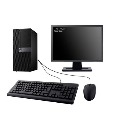 PC Dell Optiplex 7040 MT Bildschirm 22 '' Intel I3-6100 RAM 32Go SSD 960Go W11