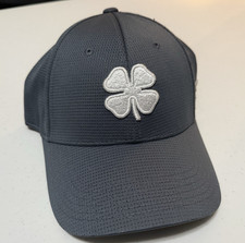 Black Clover Gray Solid Mesh golf Cap Breatha...