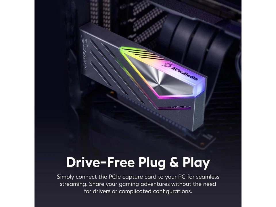 AVerMedia GC575 HDMI Capture Card ,Live Gamer 4K 2.1 PCIe 4K60, Ultra-Low - Image 4 of 4