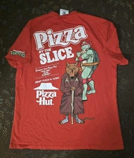 Teenage Mutant Ninja Turtles x Pizza Hut Primark Shirt Medium