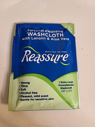 REASSURE - Personal Cleansing Washcloth Packets - 33 Individual Packs - 第 3/4 張圖片