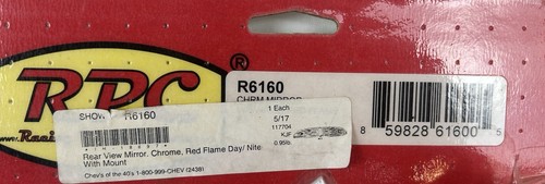 Racing Power Company Racing Power R6160 Interior Mirror Red Flame - Picture 2 of 4