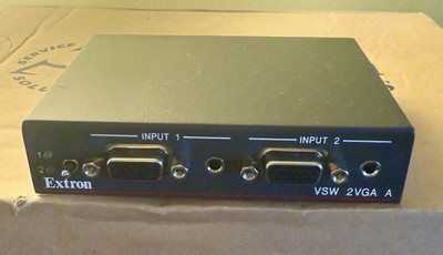 Extron VSW-2VGA A  60-758-01 Compact Switcher For VGA and Stereo Audio