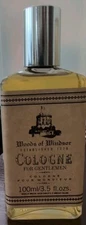 VTG Woods of Windsor Cologne for Gentlemen 3.5 fl oz Boxed Made In England 1987