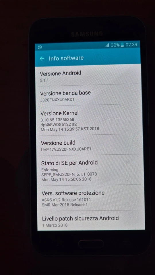 Samsung J3 2016 Blu funzionante - Immagine 3 di 4