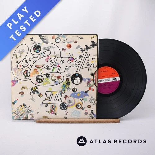 Led Zeppelin Led Zeppelin III Die-Cut Sleeve LP Album Vinyl Record - VG+/VG+