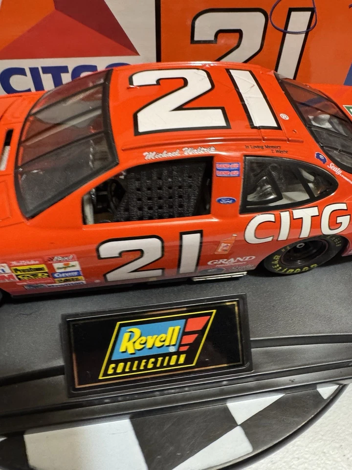 Michael Waltrip #21 CITGO 1998 Revell 1/24 Nascar diecast con estuche Foto 4 de 4