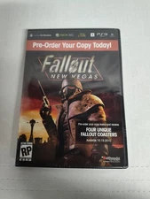 Fallout New Vegas Promo Coasters Pre-Order Collectible 2010 Bethesda SEALED New