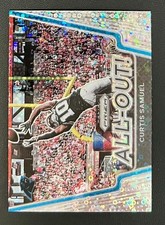 Curtis Samuel 2020 Panini Prizm #28 Carolina Panthers All Out! Prizms No Huddle