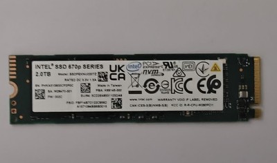 Intel 670p 2TB M.2 NVMe Internal SSD
