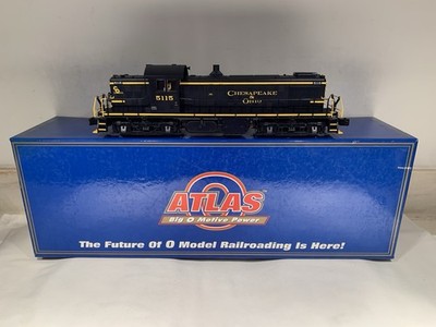 ATLAS O W/ LIONEL TMCC 3-RAIL CHESAPEAKE & OHIO ALCO RS-1 DIESEL ENGINE! O SCALE