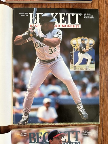 Neu Beckett Baseball Magazin 1995 ganzes Jahr alle 12 Ausgaben versiegelt Griffey Thomas - Bild 9 von 16