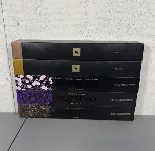 Nespresso Original Line Variety Pack Capsules, 50 Count Espresso Pods READ