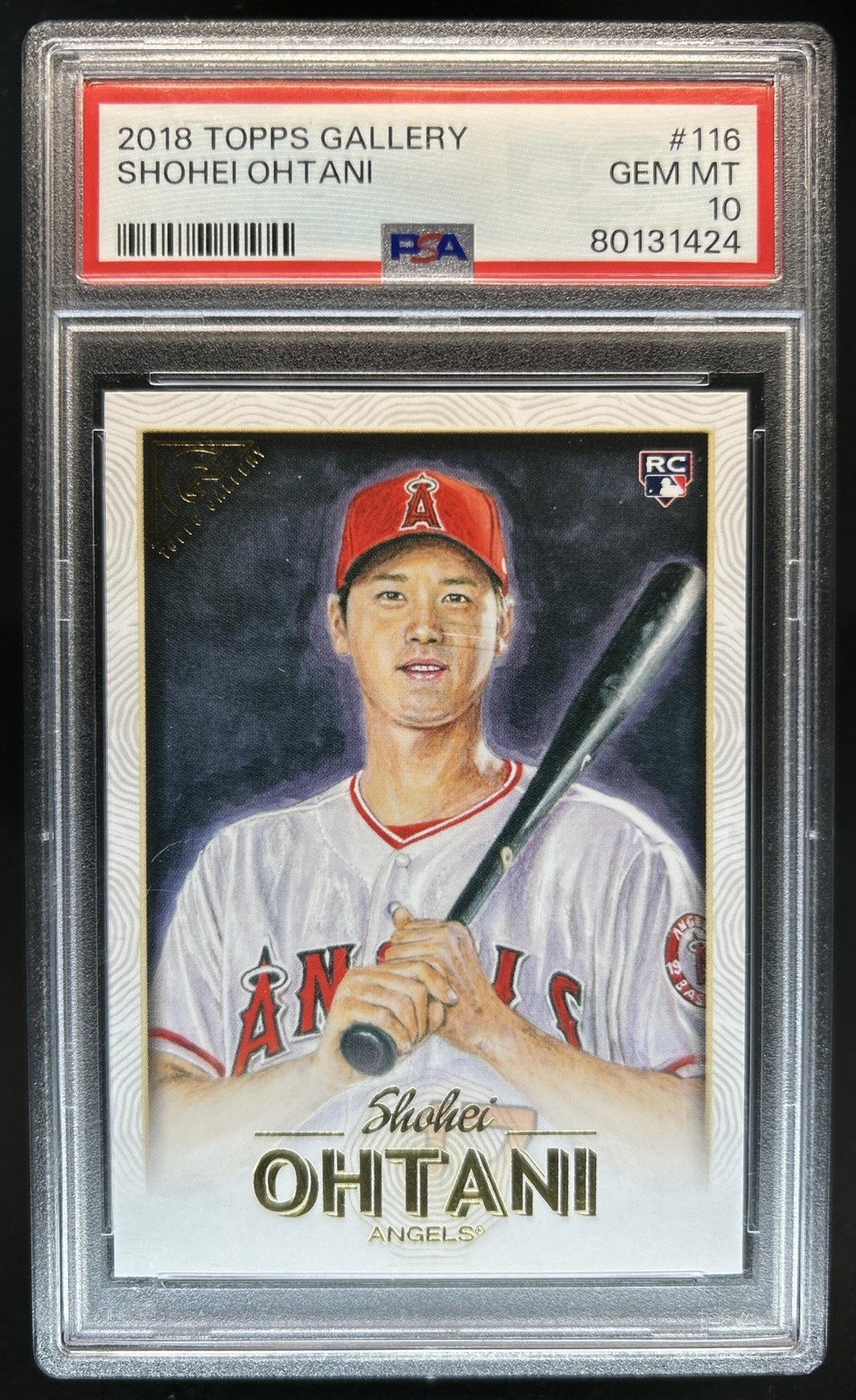 2018 Topps Gallery Shohei Ohtani RC Rookie #116 Angels PSA 10 GEM MINT