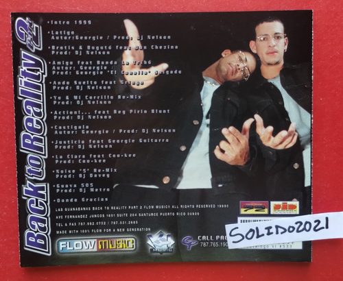 Las Guanabanas Back To Reality Part 2, CHEZINA, BABY RASTA Y GRINGO **NO CD**C14 - Foto 14 di 14