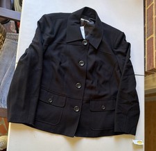 Talbots Wool Blazer Jacket 16W Button Up Classic Office Old Money Formal Preppy