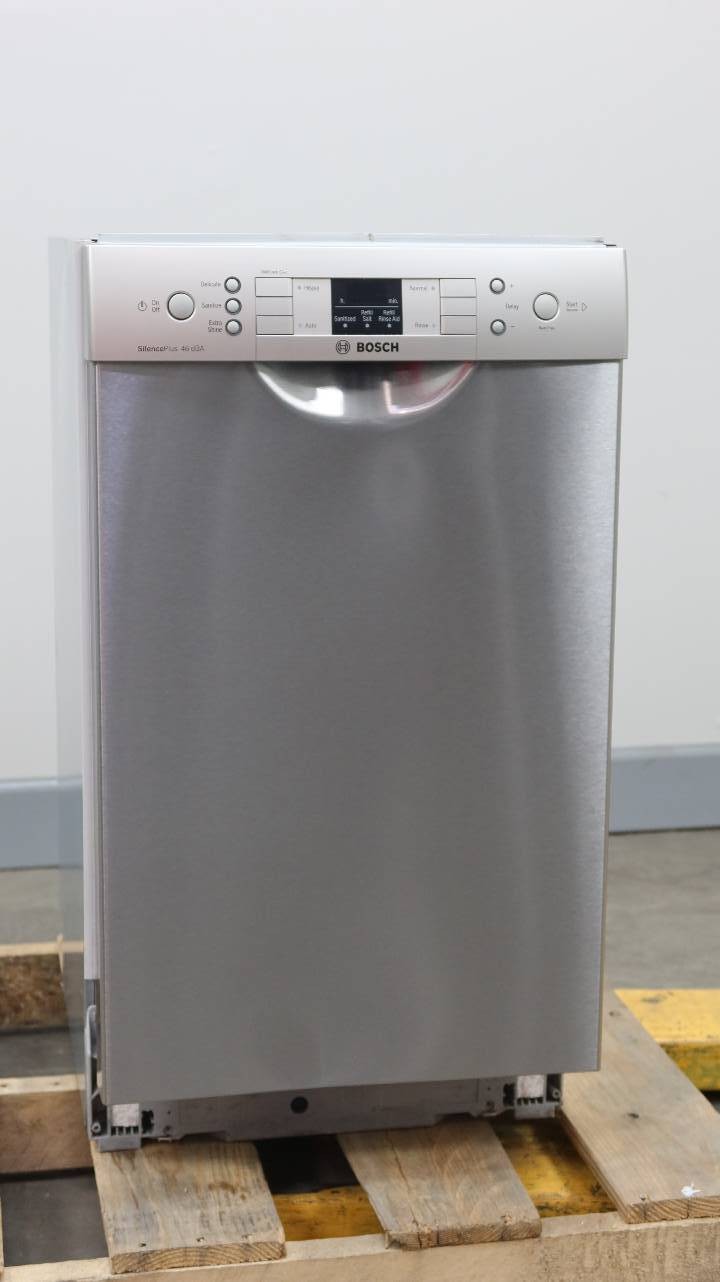 Bosch 300 18" 46 dBA InfoLight AquaStop Plus Built-In-Dishwasher SPE53U55UC 2