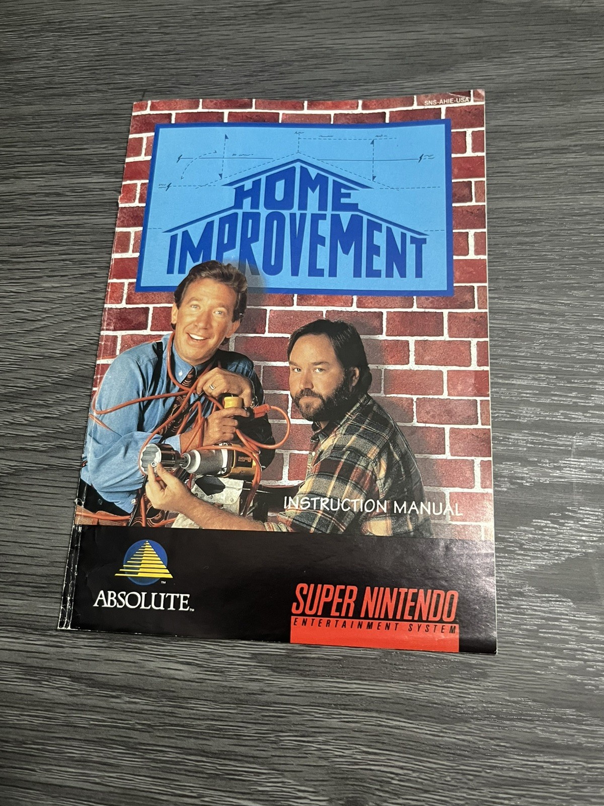 Home Improvement (Snes) Manual Only! Good Shape * Super Nintendo