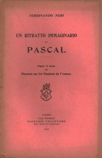 Un ritratto immaginario di Pascal - Ferdinando Neri [1921]