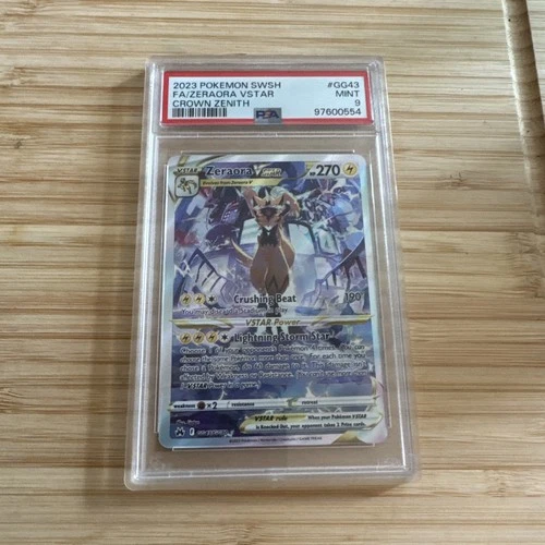 Pokémon TCG Zeraora VSTAR Card GG43/GG70 PSA 9
