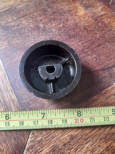 Vintage Bakelite Tone Knob Dial - Brown - Picture 3 of 3